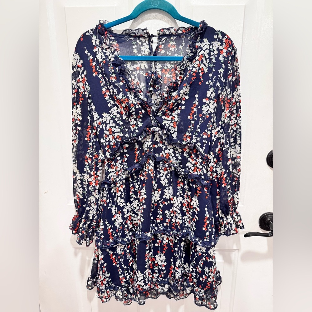 Floral Ruffle Dress - Picture 6 of 8